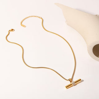 AMENDA DIAMOND HALSKETTE GOLD