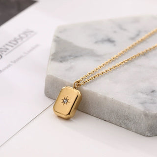 MOIRA DIAMOND NECKLACE GOLD