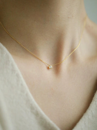 THE ONE DIAMOND HALSKETTE GOLD