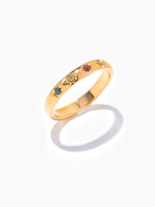 COLORFUL SHINE RING GOLD