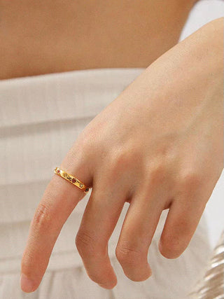 COLORFUL SHINE RING GOLD