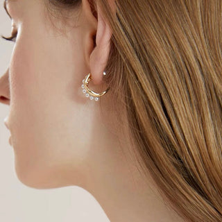 DOUBLE PEARL OHRRINGE