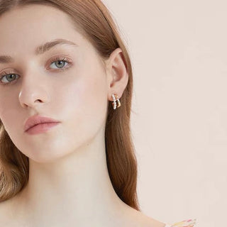 DOUBLE PEARL OHRRINGE