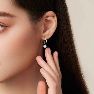 FANCY PEARL OHRRINGE S925 SILBER