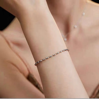 OVAL BALL BRACELET S925 SILVER