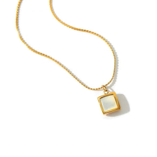 ENERGY SQUARE NECKLACE GOLD