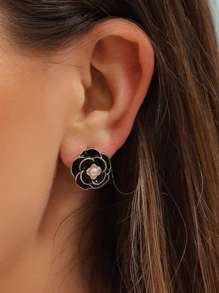 ELEGANT CAMELLIA EARRINGS