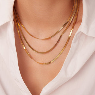 MEILIS YOUTH CHAIN ​​NECKLACE GOLD 3MM