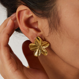 Liora Statement Ohrringe Gold
