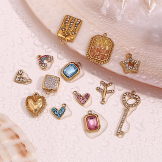 BLUE HEART PENDANT CHARM