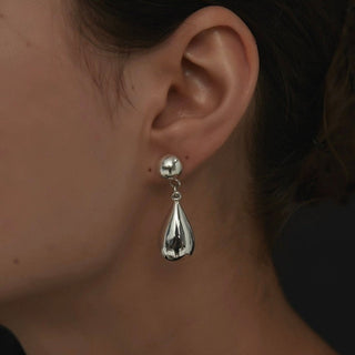 GINA EARRINGS SILVER
