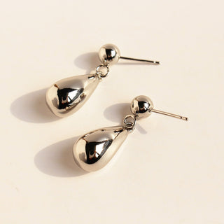 GINA EARRINGS SILVER
