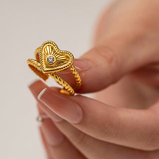 IDA HEAR RING GOLD