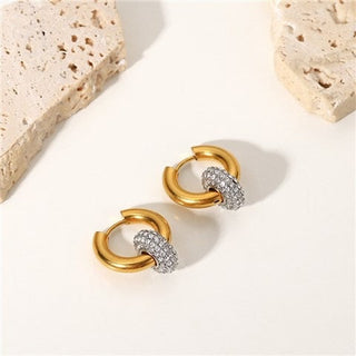 JESS DIAMOND EARRINGS GOLD