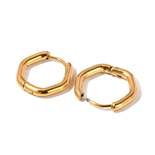 pentagon-hoop-ohrringe-gold