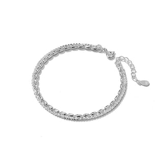 SHINE DOUBLE BRACELET S925 SILVER