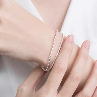 SHINE DOUBLE BRACELET S925 SILVER