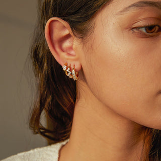 LUIO HOOP EARRINGS GOLD