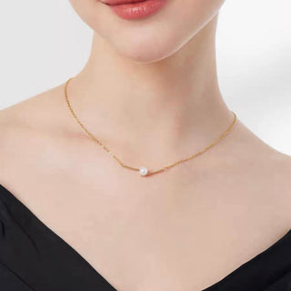 CLASSIC PEARL NECKLACE GOLD
