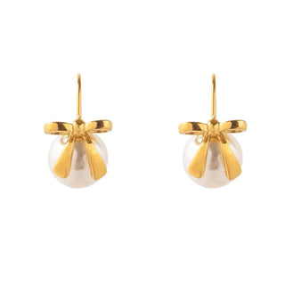 bowknot-pearl-ohrringe-gold